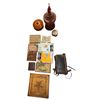 Image 1 : Collection of vintage wooden jewelry boxes & cigar boxes