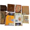 Image 2 : Collection of vintage wooden jewelry boxes & cigar boxes