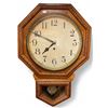 Image 1 : Vintage "Waterbury" wooden wall clock