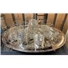 Image 7 : 2pc - Shelf of silver plated serving dishes and kitchen ware