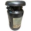 Image 2 : 2 pc - Metal painted dairy container & wooden table base