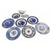 Image 1 : Assorted Vintage Blue/White Chinaware: Spode, Booth's, Wood's
