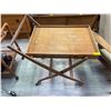 Image 2 : Mid Century Modern Teak Folding Rolling Cart