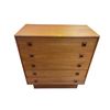 Image 1 : Mid Century Modern Teak 5 Drawer Highboy Dresser