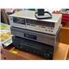 Image 2 : 3x Vintage Sound Systems: Stereo Cassette Deck, Compact Disc Player, & Stereo Receiver
