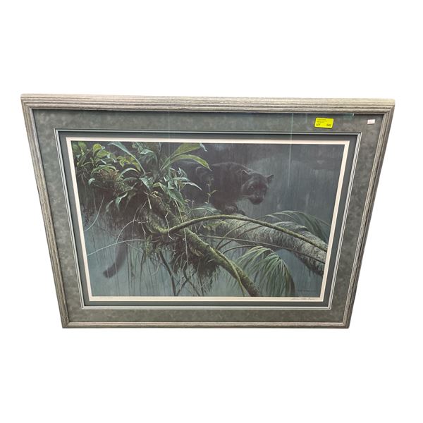 1992 Robet Bateman Signed L.E.P. "Shadow Of The Rain Forest" With COA