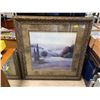 Image 2 : Large Framed Landscape Scene Print