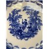 Image 2 : 6x Antique Watteau Doulton Flow Blue Plates