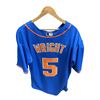 Image 2 : Majestic MLB New York Mets Jersey Size Large "Wright #5"