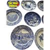 Image 3 : Vintage Blue/White Plates: Old Willow, Dudson Willcox & Till, Liberty Blue, & more