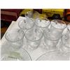 Image 2 : Vintage Glassware: Punch Bowl With Cups, Platters, & Bowl