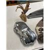 Image 2 : Vintage Variety: Wool Toque, Aluminum Car, Rooster Wood Caring, & Stapler