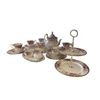 Image 1 : 23x Pieces Of Vintage Royal Albert Autum Roses Chinaware: Cake Plate, Teapot, Tea Cups, Saucers, & M