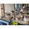 Image 2 : 23x Pieces Of Vintage Royal Albert Autum Roses Chinaware: Cake Plate, Teapot, Tea Cups, Saucers, & M