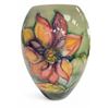 Image 1 : Vintage Green Moorcroft Floral Vase