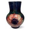 Image 1 : Vintage Blue Moorcroft Floral Vase