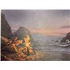 Image 2 : Stephen Lyman "Beach Bonfire" Ltd. Edition Print in Folio