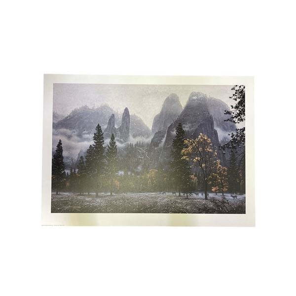 Stephen Lyman "Cathedral Snow" Ltd. Edition Print in Folio