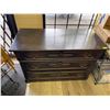 Image 2 : Vintage 3 Drawer Wood Chest with Brass Pulls