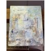 Image 2 : Original Oil Painting Signed Bonita 2013 "City Time" - 20" x 16"