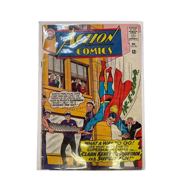 Action Comics #331 DC Comic Book - 12¢ Cover