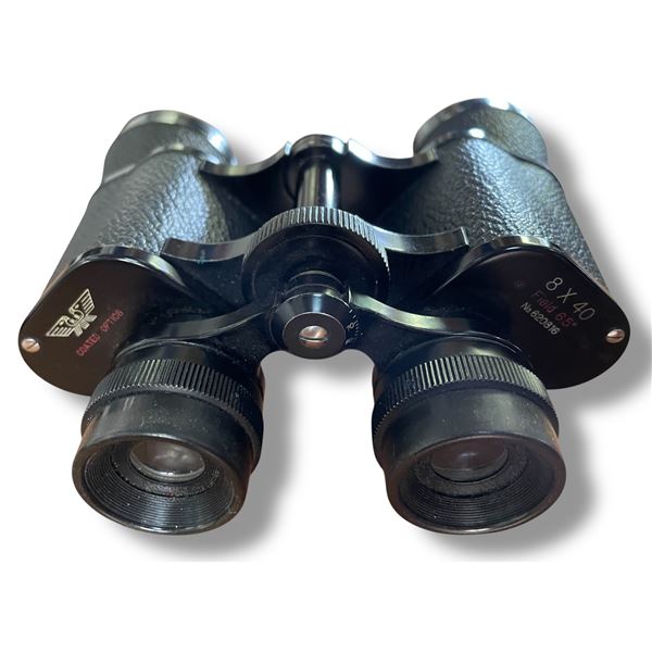 8 x 40 Field Glasses in Leather Case - Coated Optics