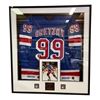 Image 1 : Signed and Framed Wayne Gretzky NY Rangers Starter Jersey