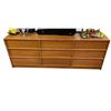 Image 1 : Mid-Century Modern 9 Drawer Teak Look Dresser