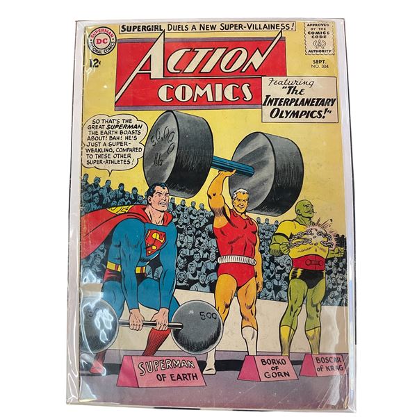 Action Comics # 304 DC Comic - 12¢ Cover