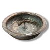Image 1 : Folk Art Metal Bowl with Spinning Articulated Fish