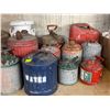 Image 2 : Large Collection Of Vintage Cans: Gas, Water, Cream