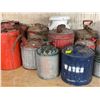 Image 3 : Large Collection Of Vintage Cans: Gas, Water, Cream