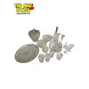 Image 1 : Assorted Vintage Pin Wheel Crystal: Decanter & Vases