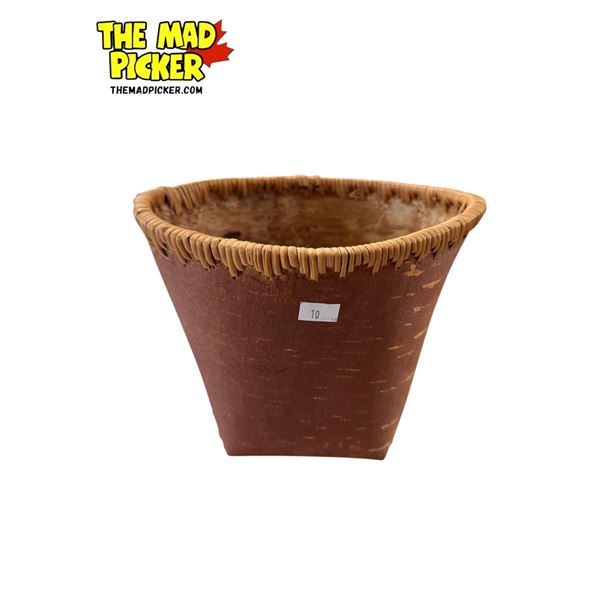 Vintage Hand Made Birtch Basket