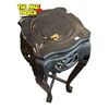 Image 2 : Vintage Wooden Claw Footed  Plant Stand