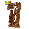 Image 1 : Vintage Asian Wooden Carving Statue