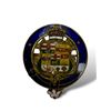Image 1 : Victorian Era Canadian Enamelled Pin Back (Blue)