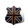 Image 1 : Victorian Era British Enamelled Crest Pin Back