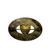 Image 2 : Victorian Era Canadian Enamelled Pin Back (White)