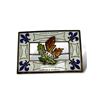 Image 1 : Victorian Era Canadian Enamelled Pin Back White/Blue)