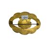 Image 2 : Victorian Era Canadian Enamelled Pin Back (Blue)