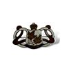 Image 1 : Victorian Era Canadian Enamelled Pin Back (White Red)