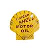 Image 1 : Vintage Reproduction Golden Shell Motor Oil Metal Advertisement