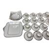 Image 2 : 51x Pieces Of Wedgwood “Sterling” Chinaware: Tea Cups, Espresso Cups, Saucers, & M