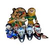 Image 1 : Vintage Sports Memorabilia: Blue Jays Clock, NHL Hockey Helmets, Packers Teddy, & More