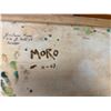 Image 3 : Vintage Moro Signed Original Oil On Board Painting