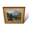 Image 1 : Vintage Artist Signed Original Oil On Board Nature Scene Painting