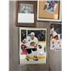 Image 2 : Assorted Sports Collectibles: Signed Photos, Football Cards, Hockey Cards, & More