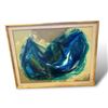Image 1 : Vintage Artist Signed Original Oil On Canvas Abstract Painting