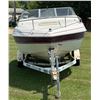 Image 2 : 1997 GLASTRON 20' 2" BOAT WITH 5.7GL VOLVO PENTA SX COBRA INBOARD MOTOR ON KARAVAN TRAILER